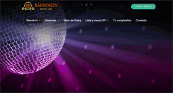 Desktop Screenshot of discotecabarrokos.com